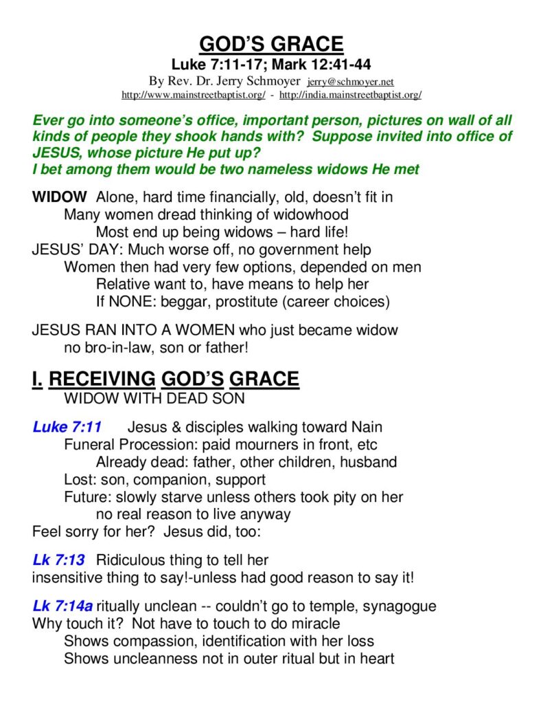 thumbnail of Grace by Jesus (2 widows)