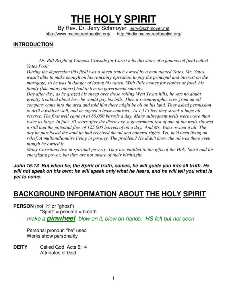 thumbnail of Holy Spirit and Christians Today