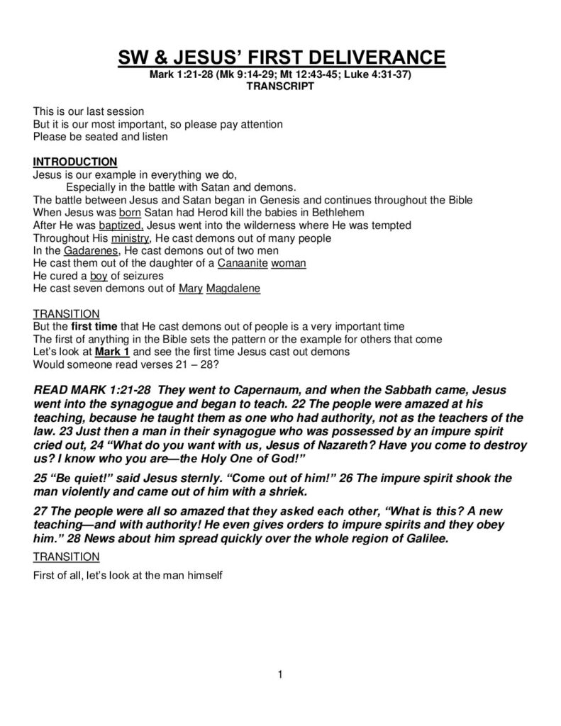 thumbnail of Jesus’ First Del SW manuscript