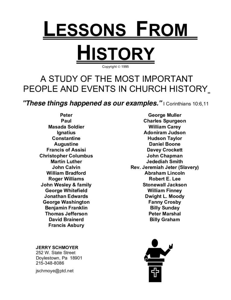 thumbnail of Lessons from People in Church History