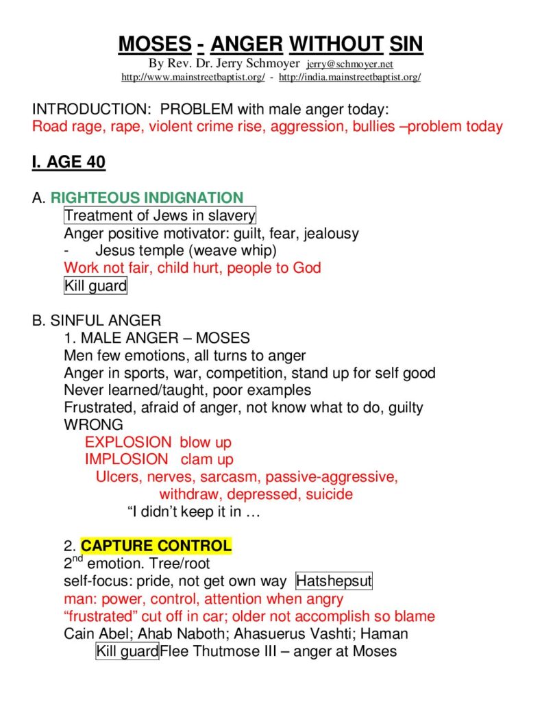 thumbnail of Moses, Anger