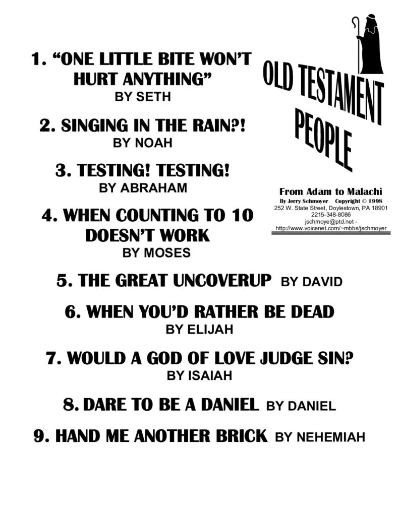 thumbnail of Old Testament people