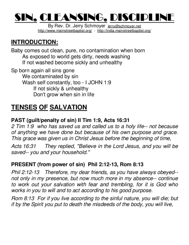 thumbnail of Sin, Cleansing, Discipline outline