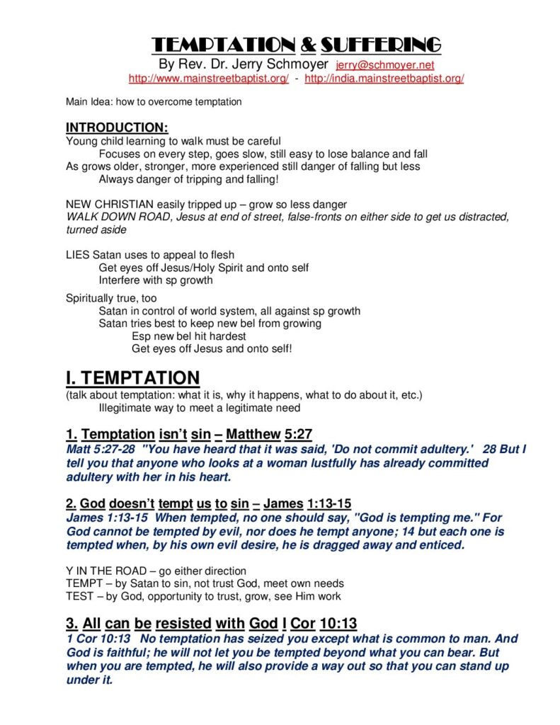 thumbnail of Temptation and Suffering