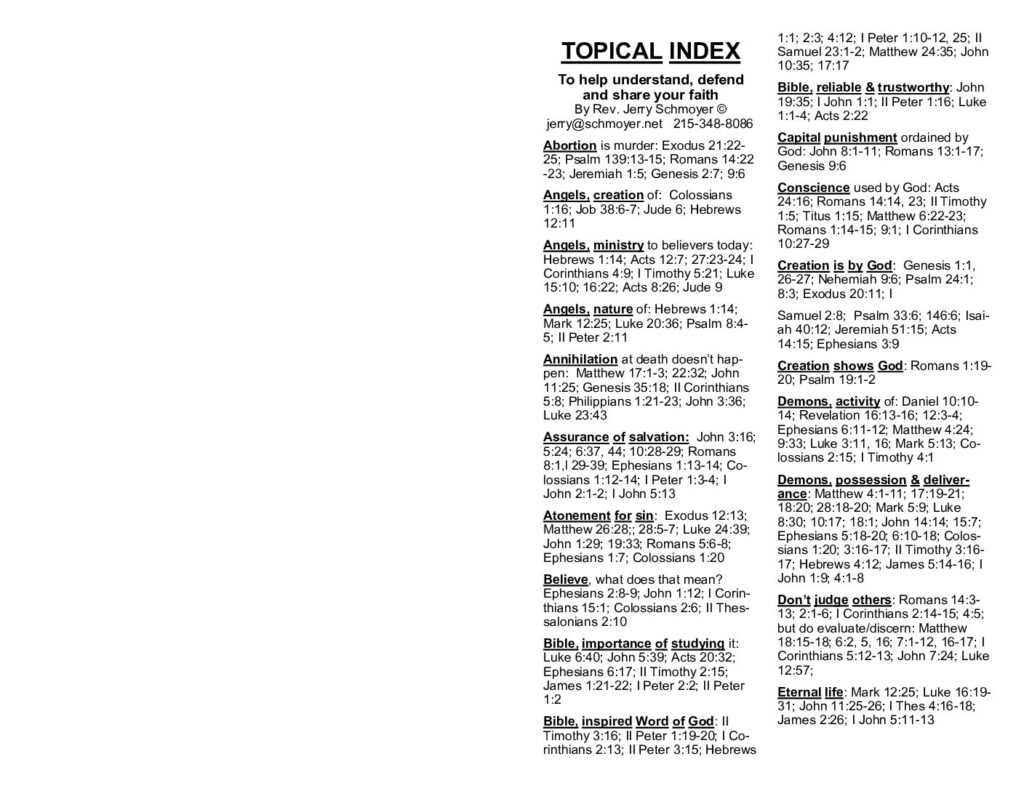 thumbnail of Topical Booklet (Print-Fold)