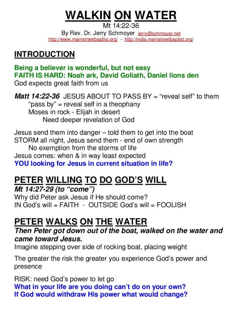 thumbnail of Walking on Water