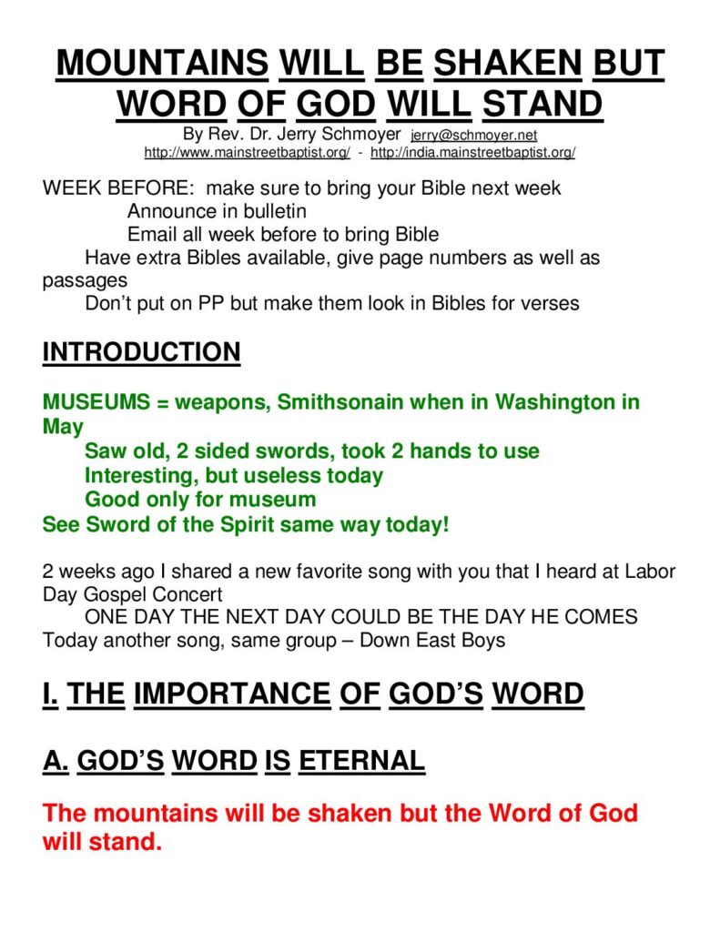 thumbnail of Word of God Will Stand